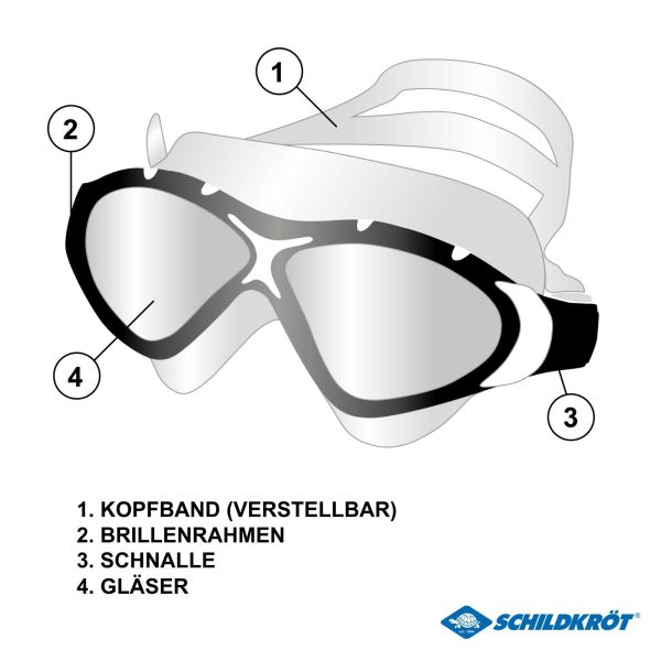 Lunettes de natation Java Adulte Schildkrot 6558