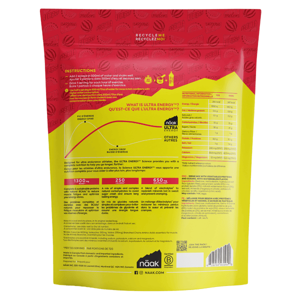 Ultra Energy Drink Mix 720g Naak 96617