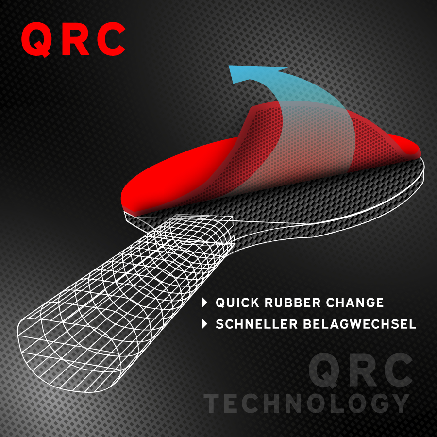 Racchetta da ping pong CarboTec 7000 Schildkrot con copertura 81687