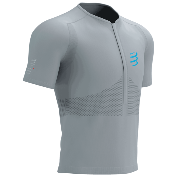 T shirt trail a manches courtes Trail half zip short sleeves Homme Compressport 13475