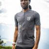 T shirt trail a courte Trail halve rits korte mouwen Homme Compressport 16038
