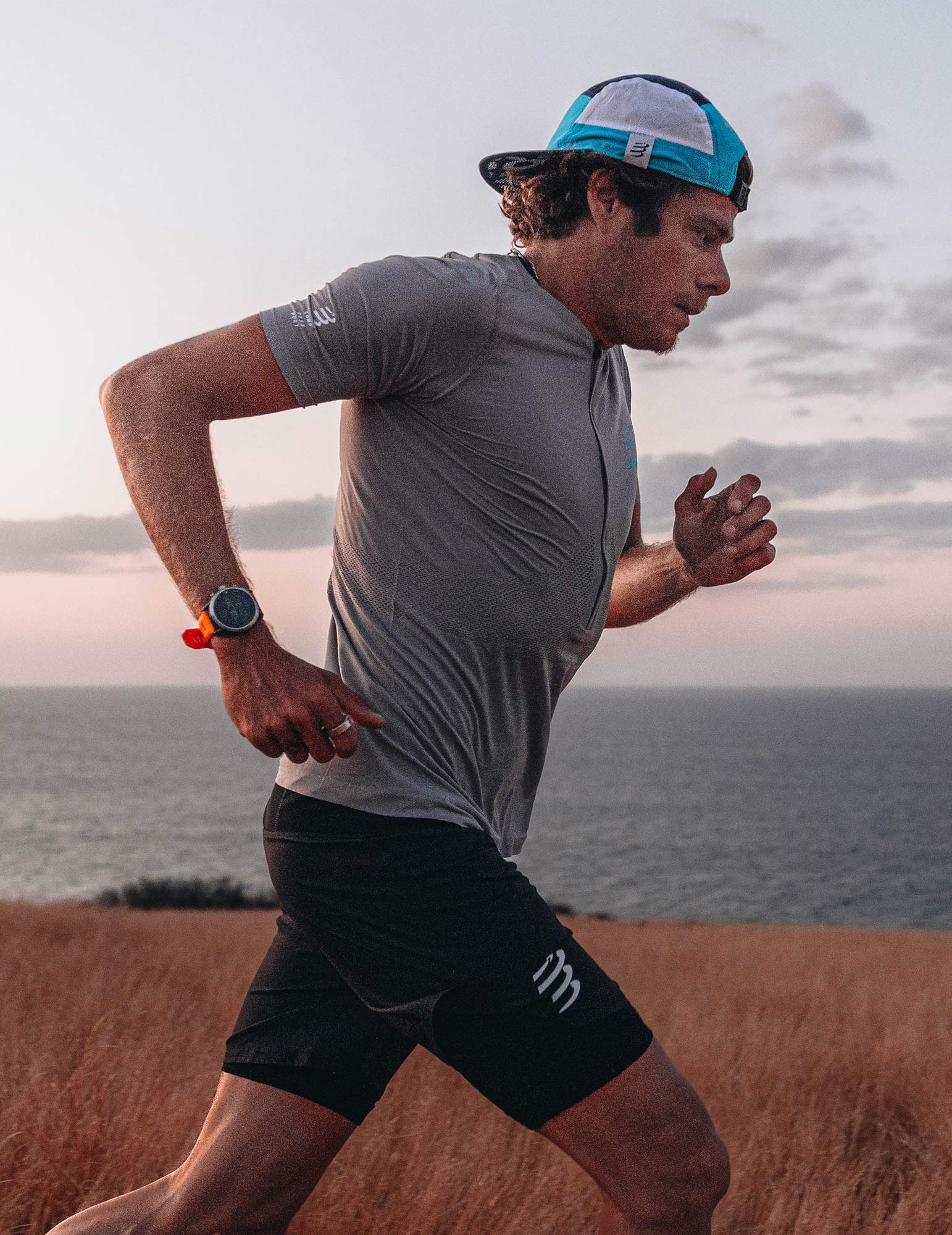 T shirt trail a courte Trail halve rits korte mouwen Homme Compressport 81628