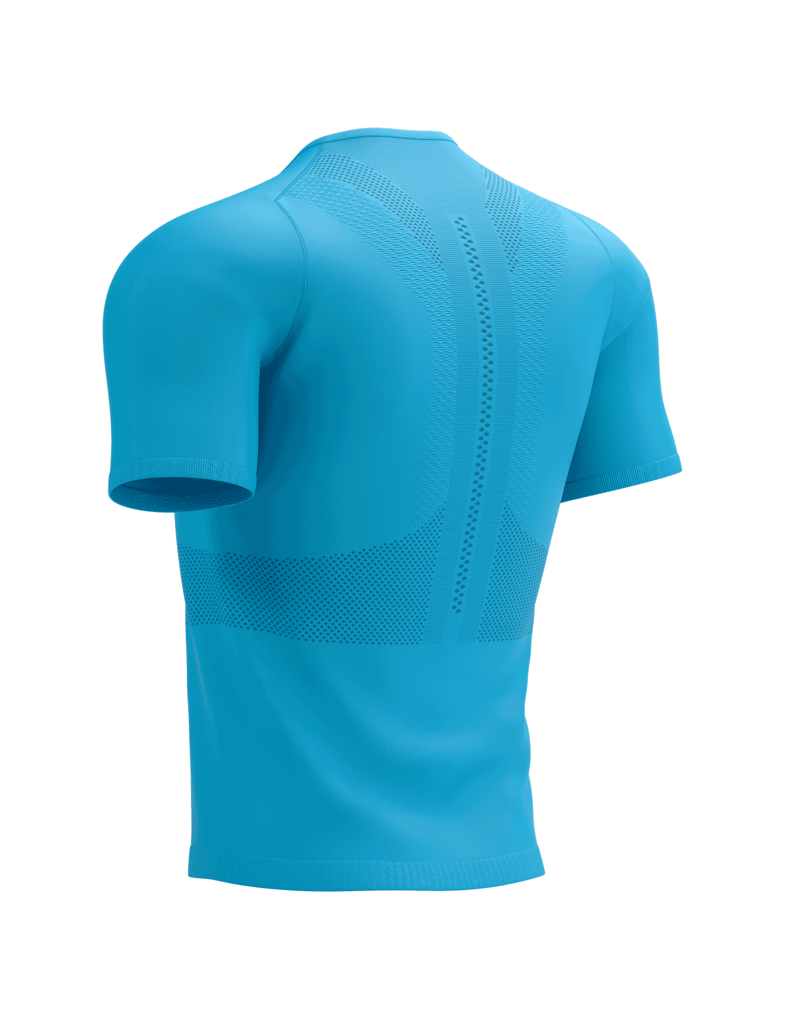 T shirt trail halve rits korte mouwen Homme Compressport 9879