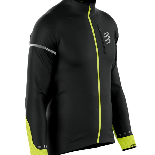 Windproof Flash High Visibility Windbreaker Jacket Men Compressport 24110