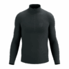 Compressport Casaco de manga comprida 3D Thermo Half Zip para homem 12106