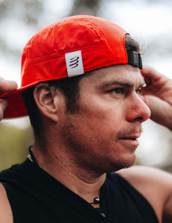 Compressport 43425 Atmungsaktive und verstellbare Sportmütze 5 Panel Light Cap