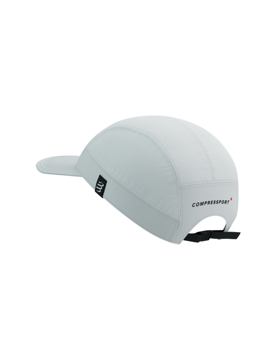 Compressport 63967 Atmungsaktive und verstellbare Sportmütze 5 Panel Light Cap