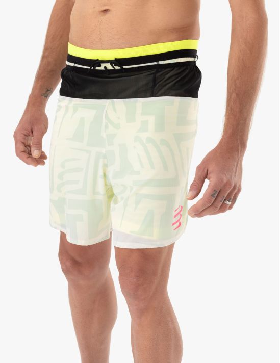 Trail Racing 2 In 1 Heren Compressport Trail Short Combo 67380