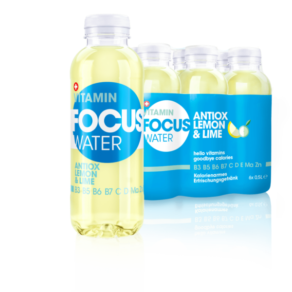 Eau vitaminee Antiox 500ml Focus Water lot de 6 28289