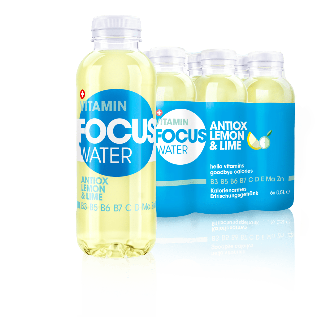 Eau vitaminee Antiox 500ml Focus Water lot de 6 28289