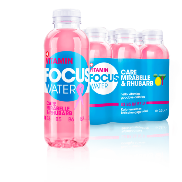 Eau vitaminee Care 500ml Focus Water lot de 6 5920