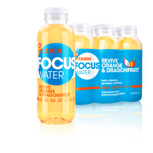 Eau vitaminee Immunity 500ml Focus Water lot de 6 97100