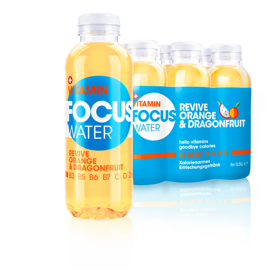 Eau vitaminee Immunity 500ml Focus Water lot de 6 97100