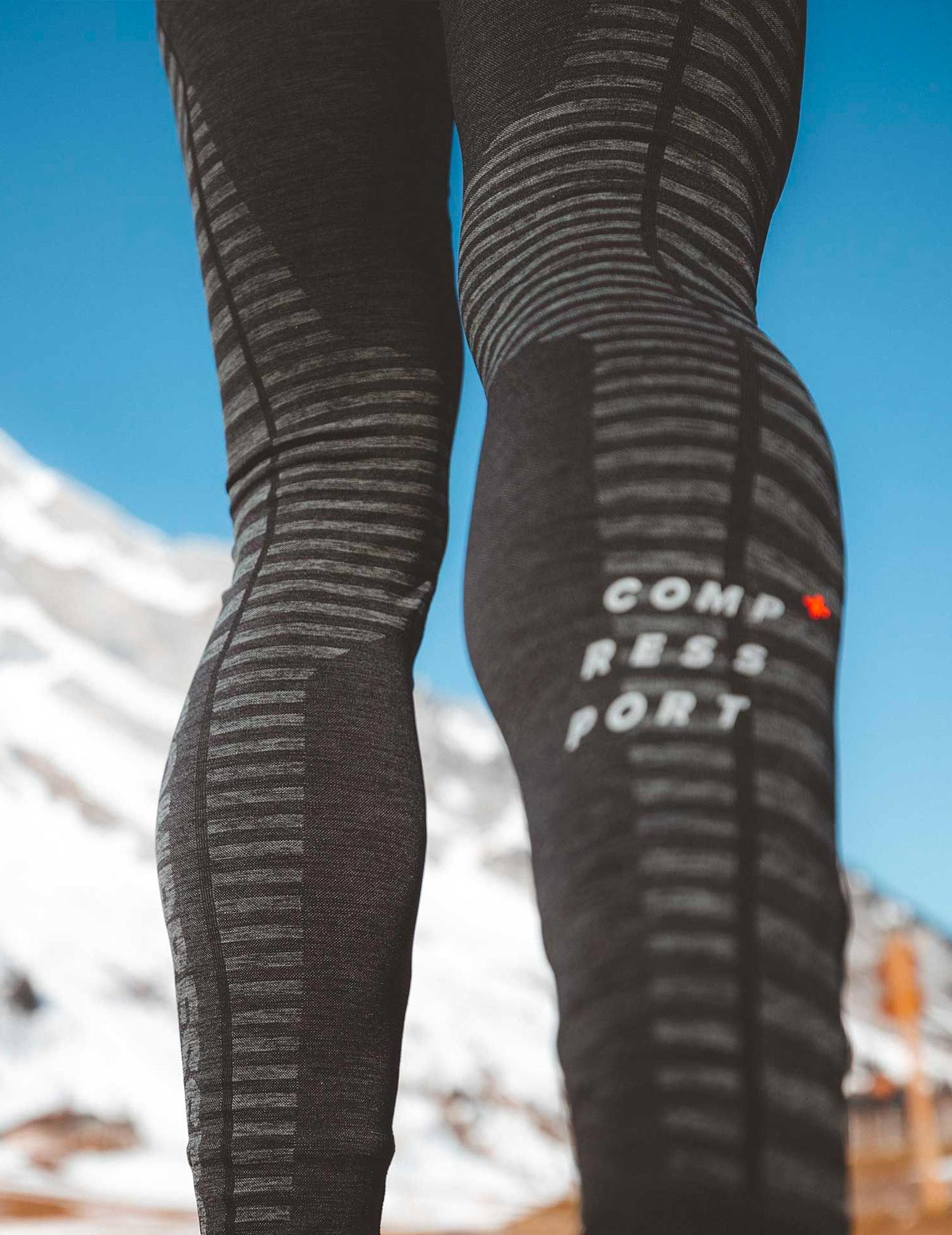 Perneiras de corrida termorreguladoras para homem Compressport 2016