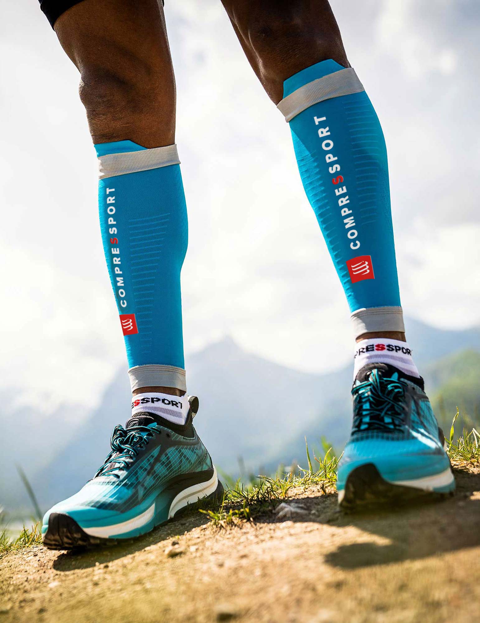 Manchons de compression pour mollets R2 3.0 Compressport lot de 2 58256