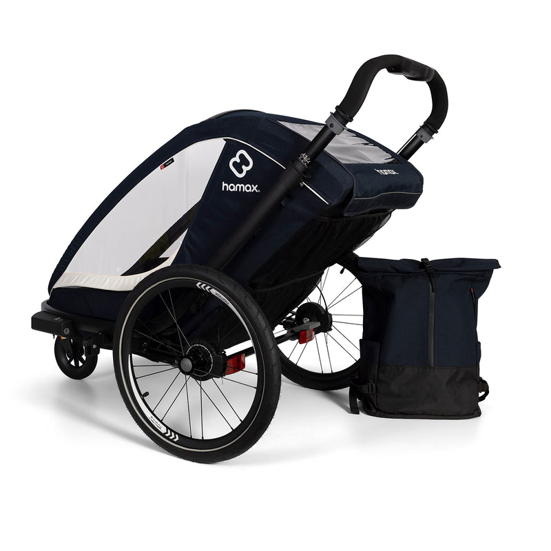 Remorque a velo convertible poussette Breeze Hamax 58031