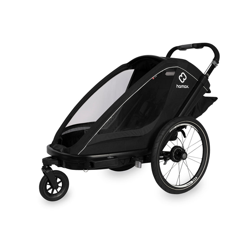 Remorque a velo convertible poussette Breeze Hamax 7122