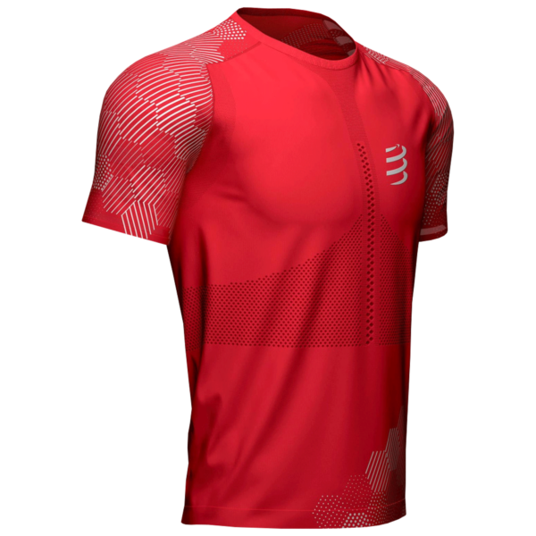 T shirt running Racing SS Homme Compressport 88123