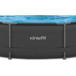 Round tubular above-ground pool with VirtuFit 40380 filtration pump