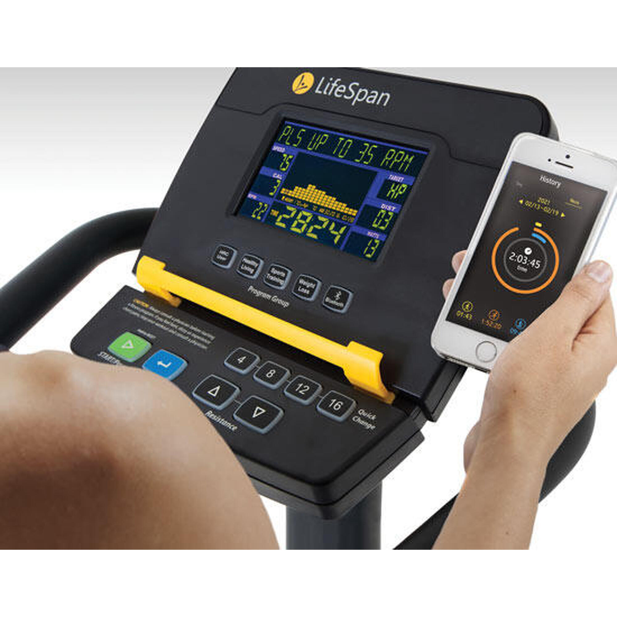 Velo couche ergometre Fitness Recumbent Bike R3i LifeSpan Fitness 29843