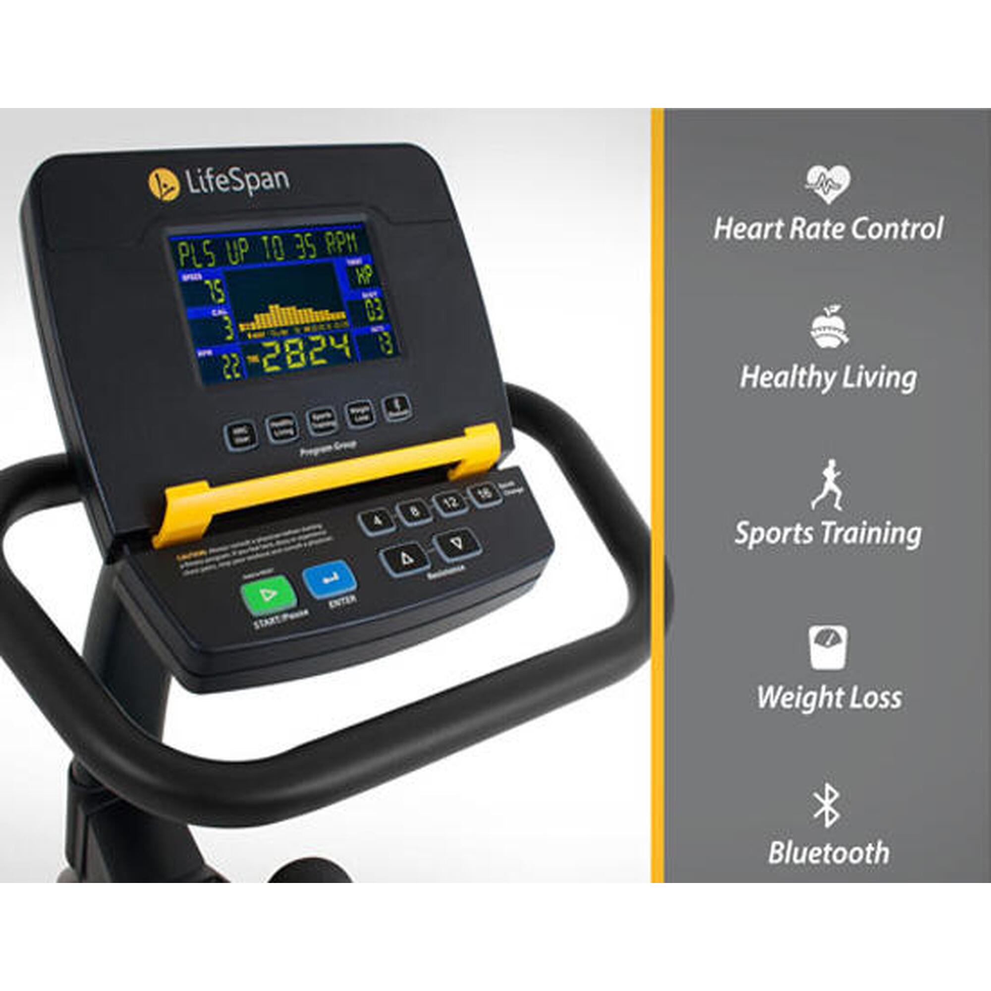 Velo couche ergometre Fitness Recumbent Bike R3i LifeSpan Fitness 7964