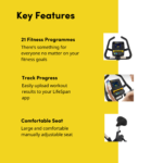 Hometrainer Upright Bike C3i LifeSpan Fitness 22244