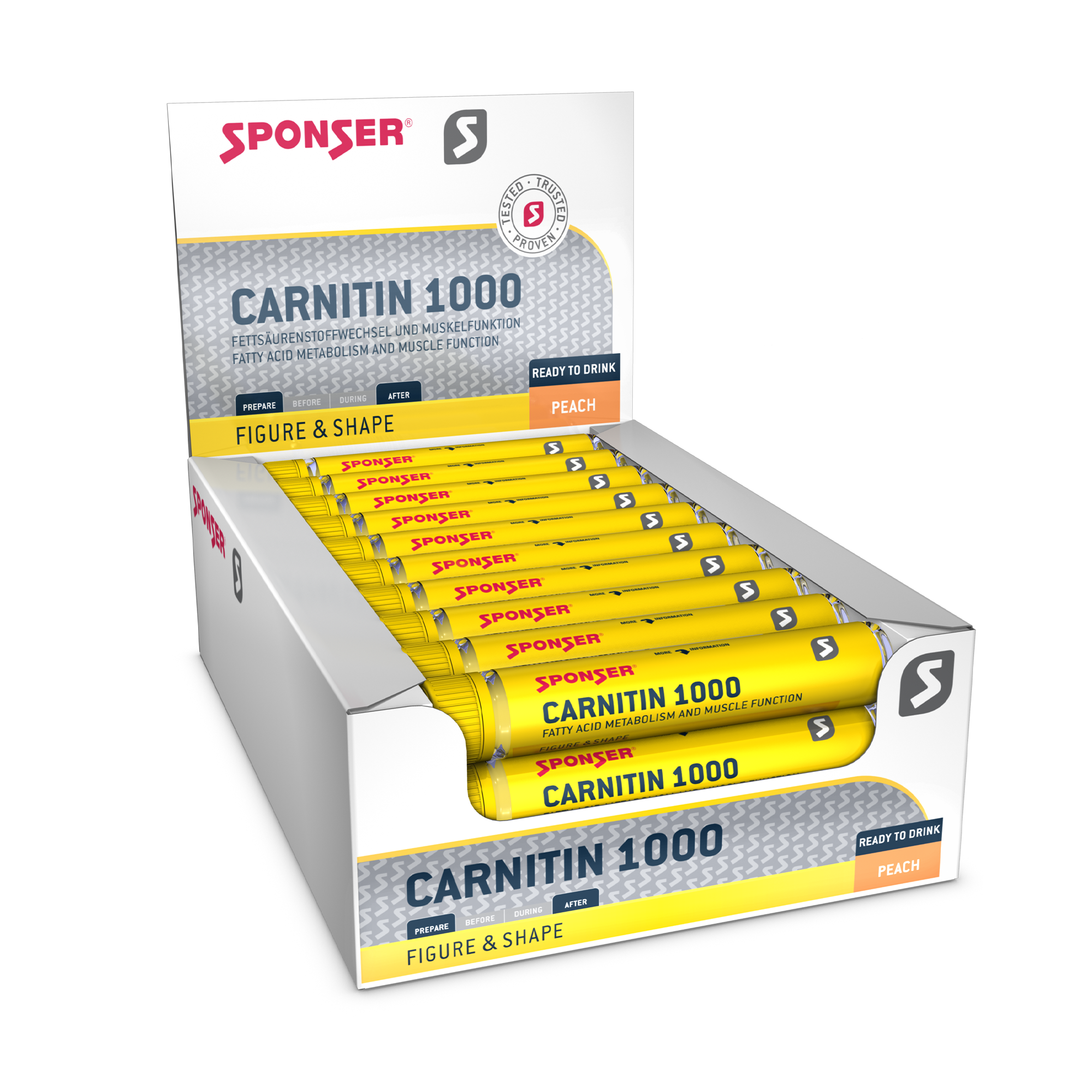 Carnitina 1000mg 25ml Sponsor envase de 30 44102