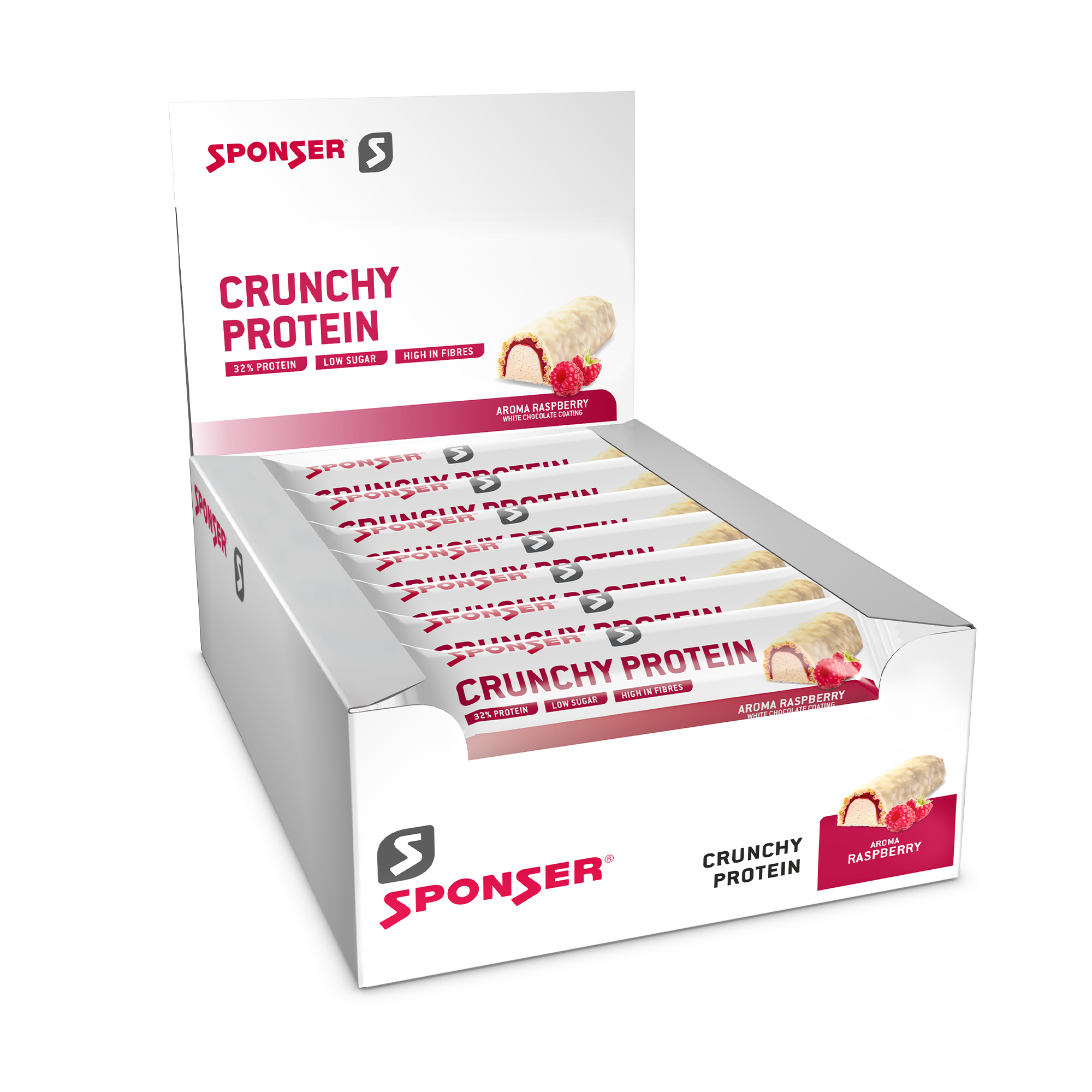 Crunchy Protein Bar 50g Sponsor lot de 12 31864