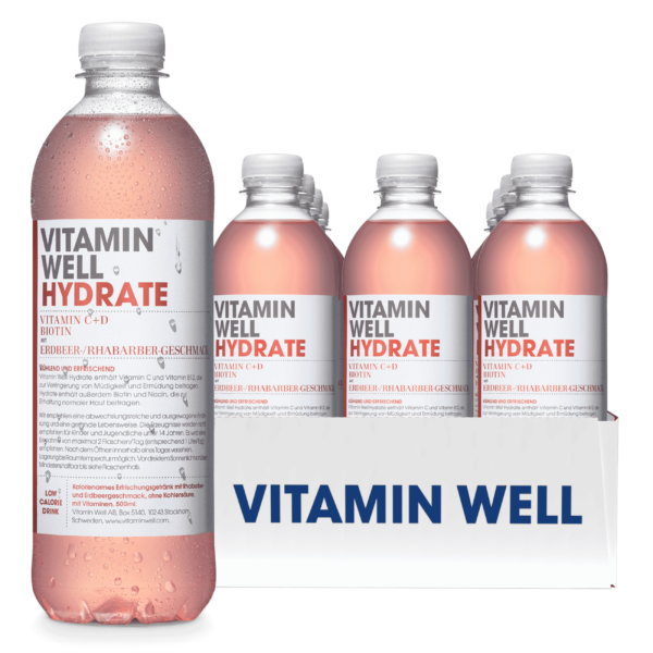 Hydrate 500ml Vitamin Well verpakking van 12 28291