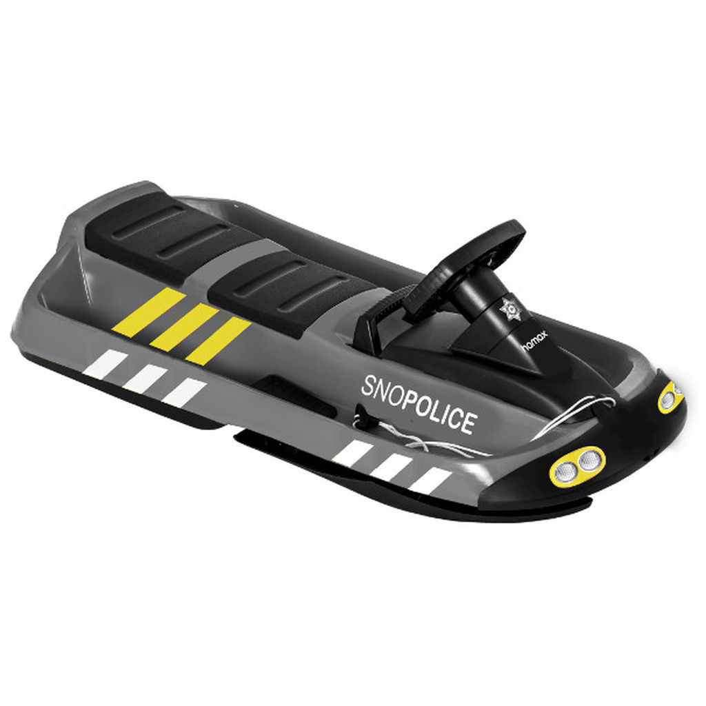 2-zits slee met stuur en remmen Sno Police Hamax 78666