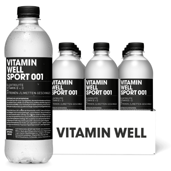 Sport 001 500ml Vitamin Well lot de 12 45377