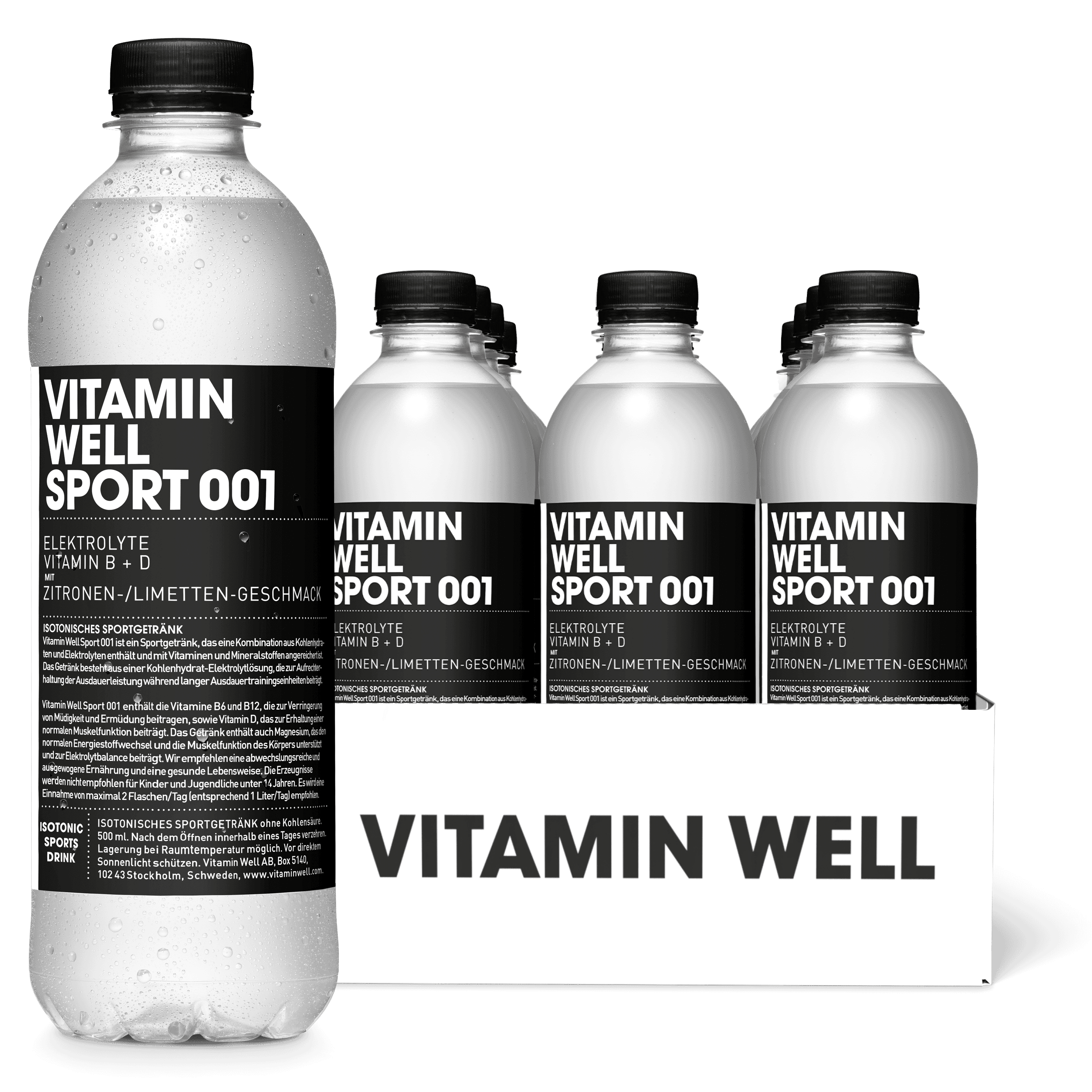 Sport 001 500ml Vitamin Well embalagem de 12 45377