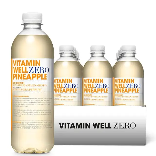 Zero 500ml Vitamin Well verpakking van 12 23783