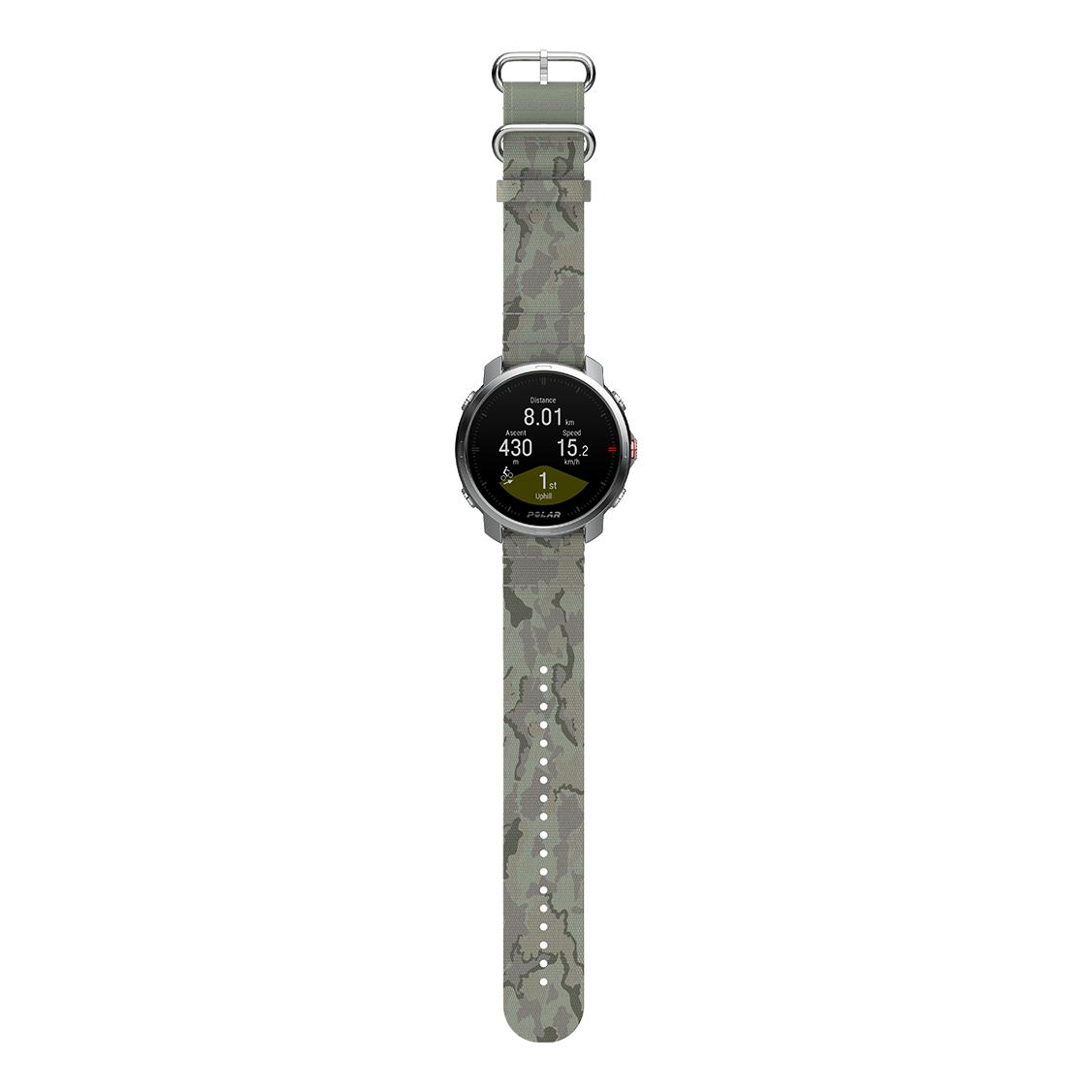 Interchangeable watchband 22mm Grit X Polar 65554