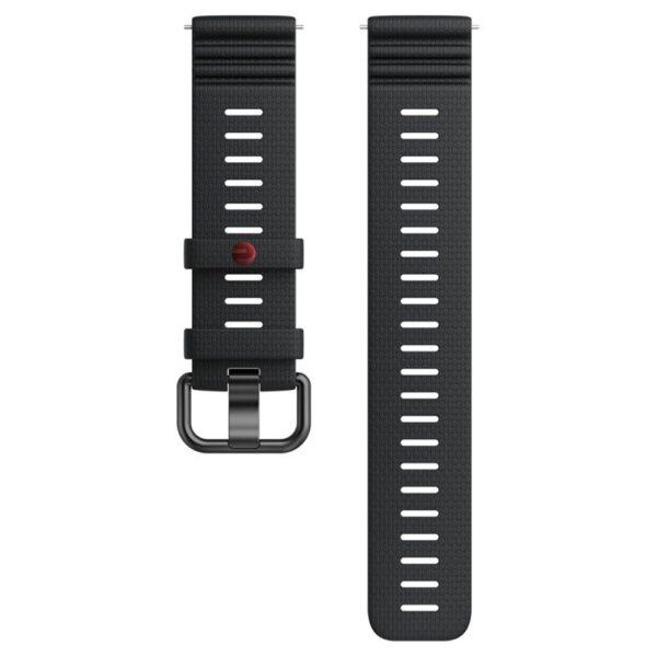 Interchangeable silicone strap for 22mm watch Polar 3557