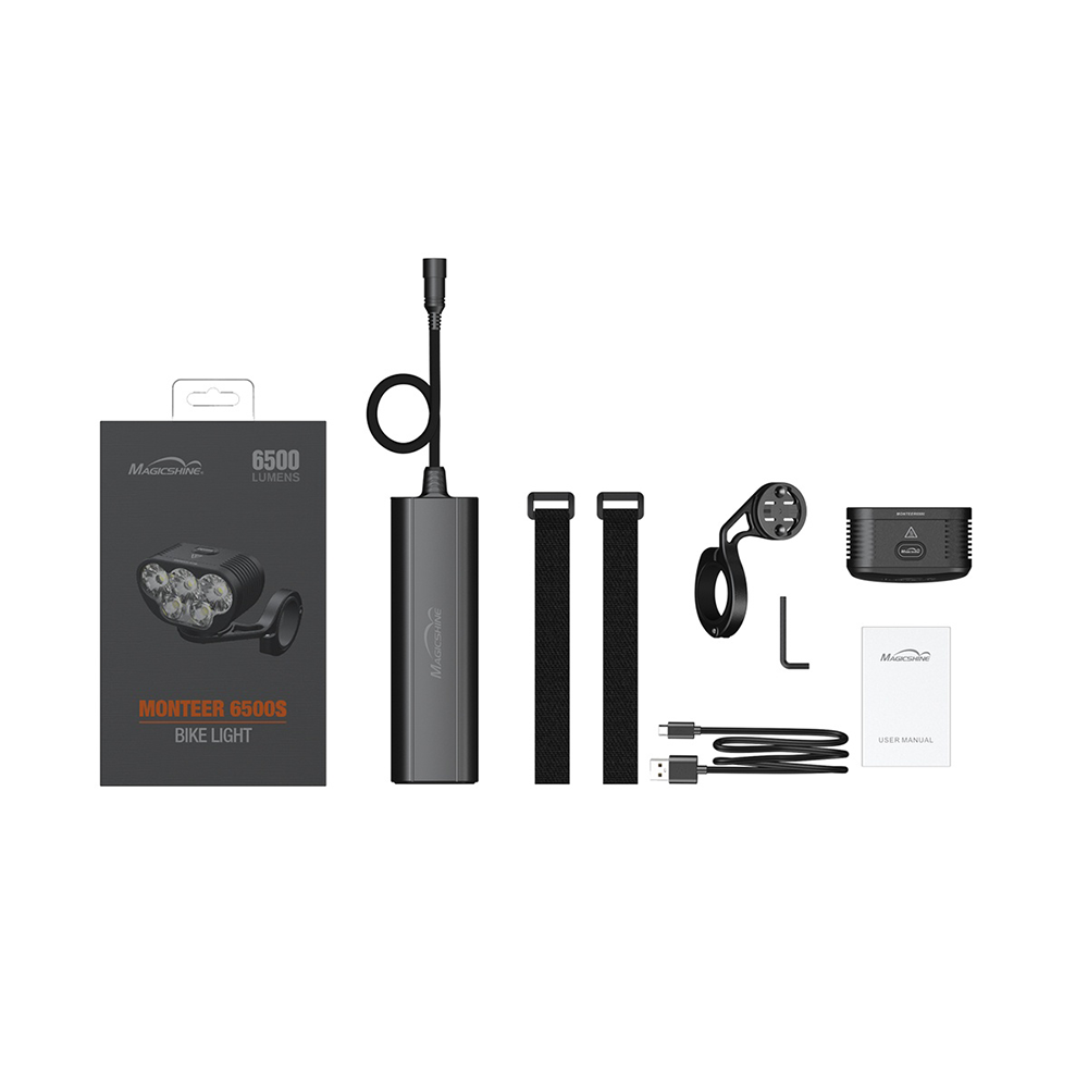 Magicshine Faro para bicicleta de 6500 lúmenes Monteer 6500S V2.0 96365