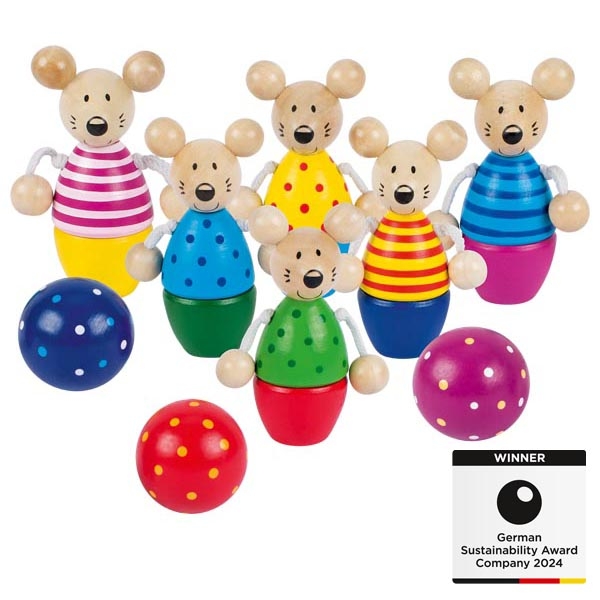 Kegelspiel Maus Speedy Goki 56055