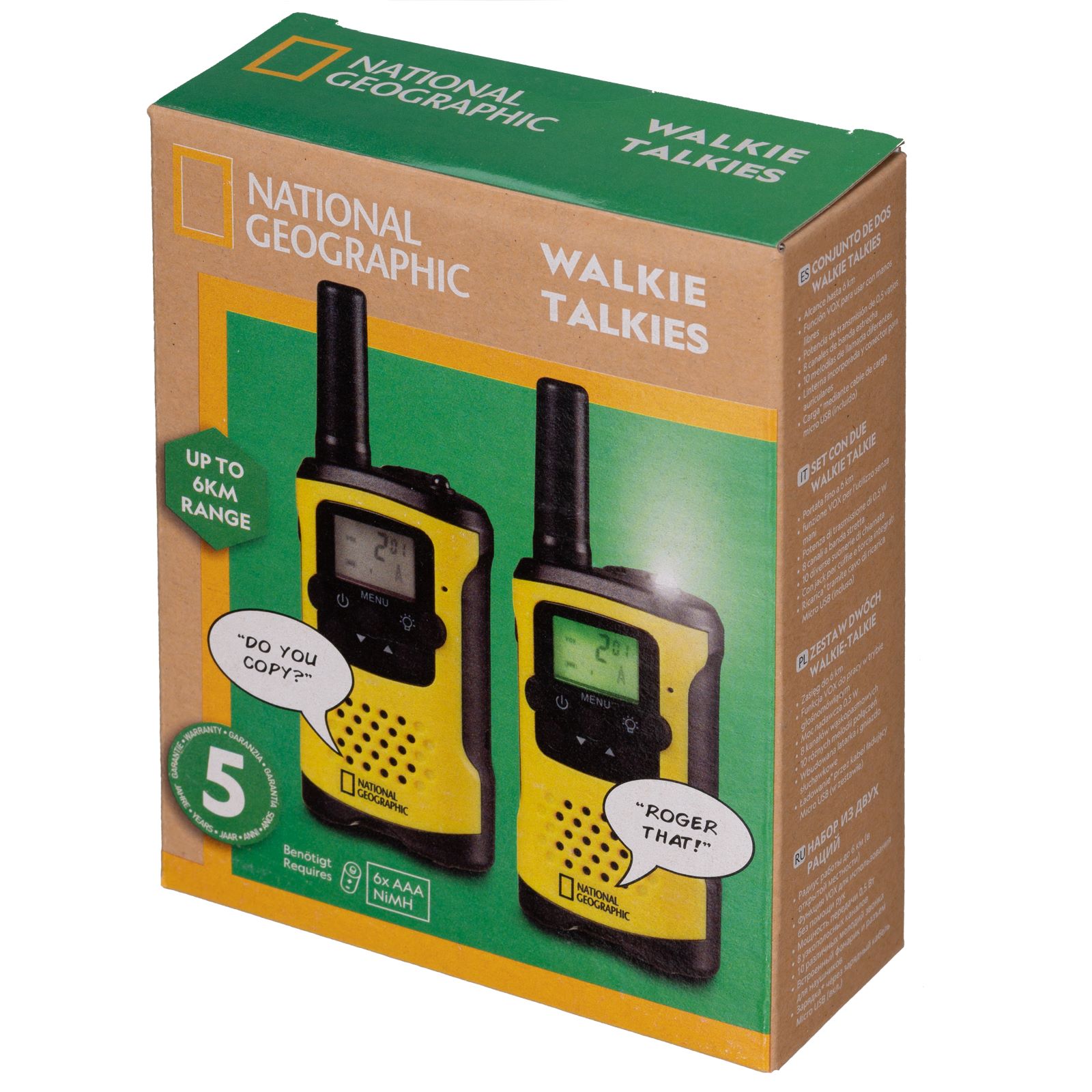 National Geographic Set di 2 walkie talkie 82907