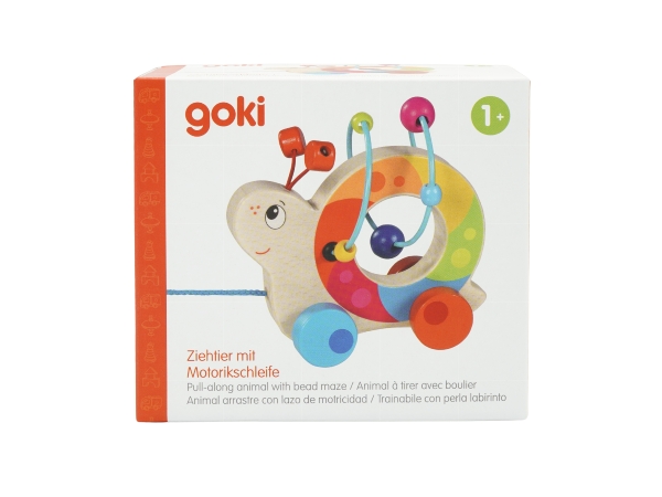 Goki Snail Abacus Pulling Car 49672