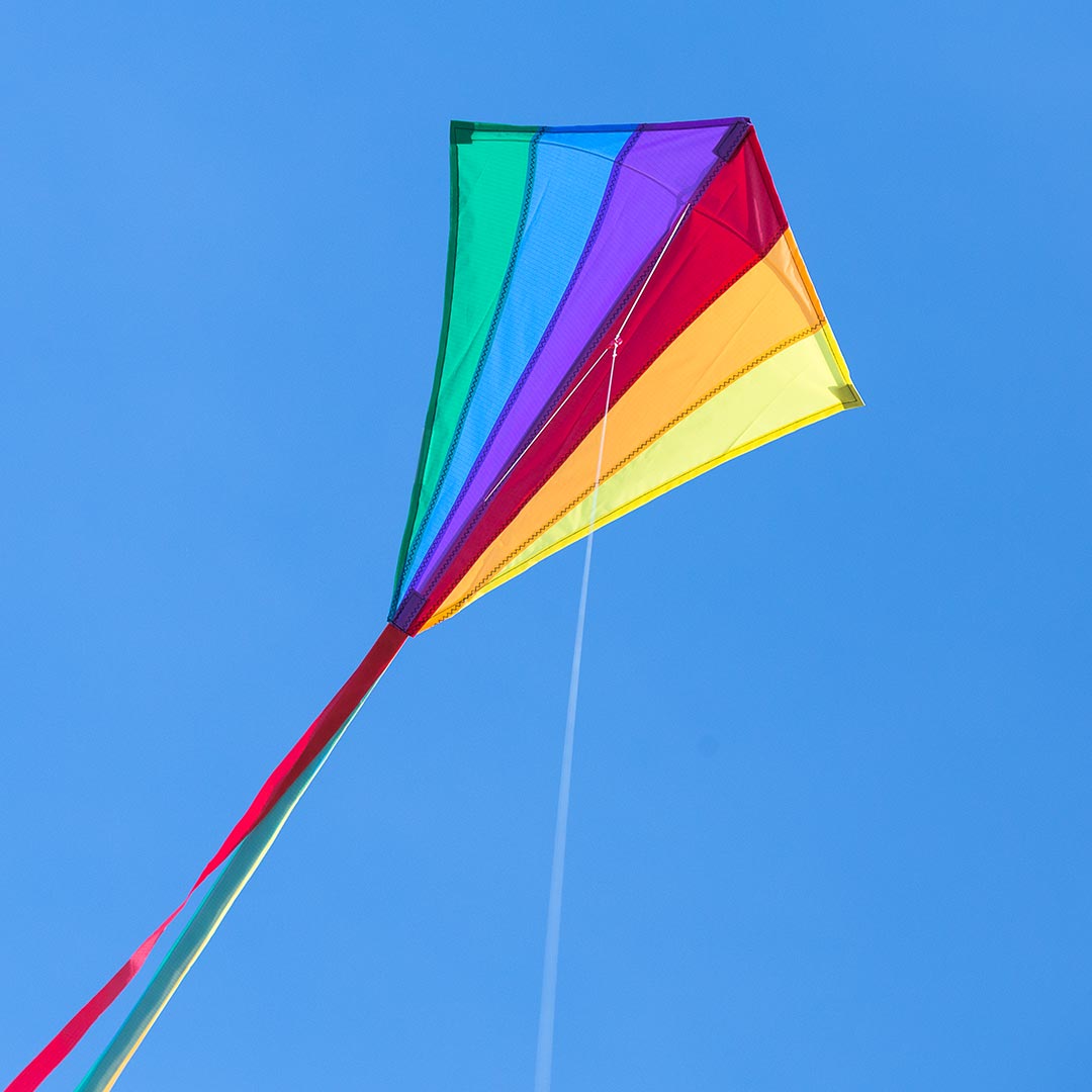 HQ invento Eddy Rainbow cometa 70cm 2063