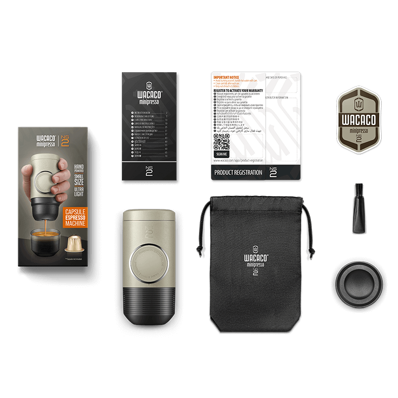 Wacaco Draagbare koffiemachine Minipresso NS2 Nespresso capsules 94538