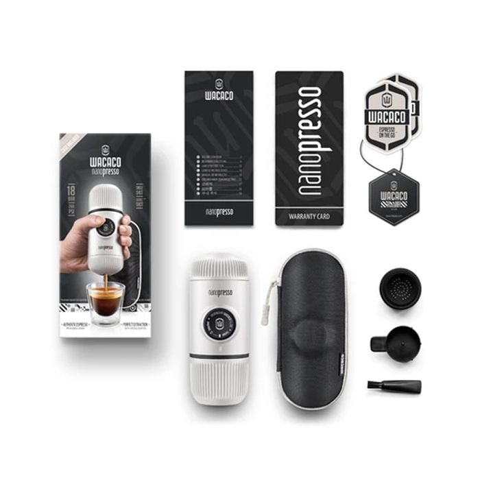 Máquina de café portátil Nanopresso com tampa Wacaco 46736