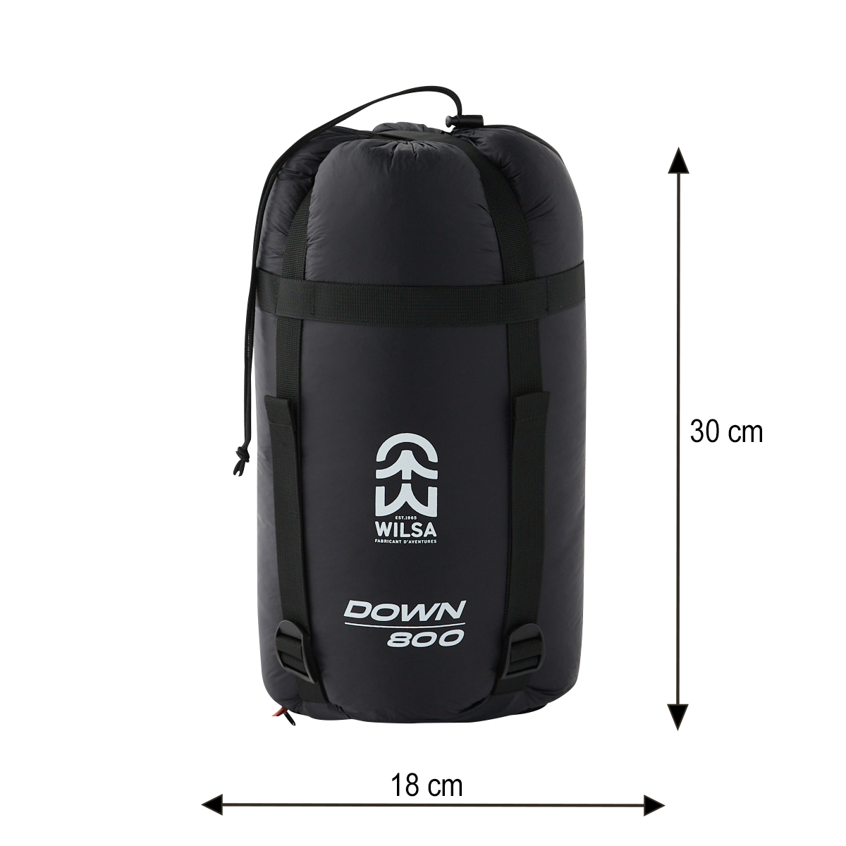 Sac de couchage DOWN 800 Wilsa 54793