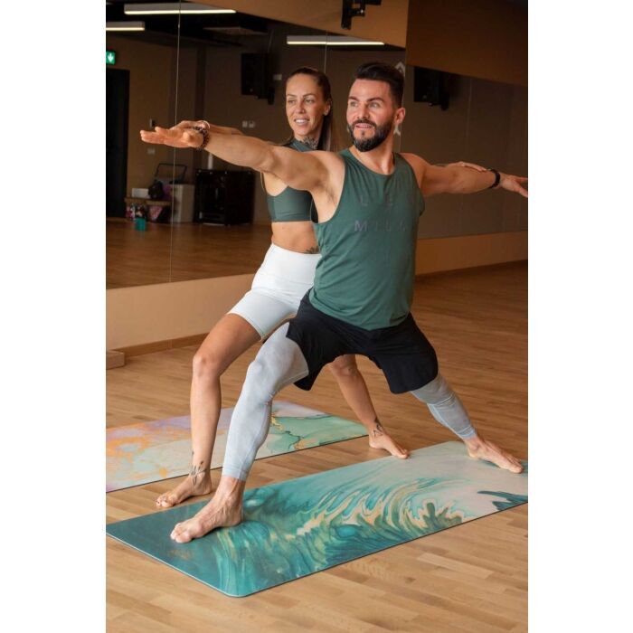 Yogamatte Premium Aqua 183x68x0.5cm Yoggys 94818