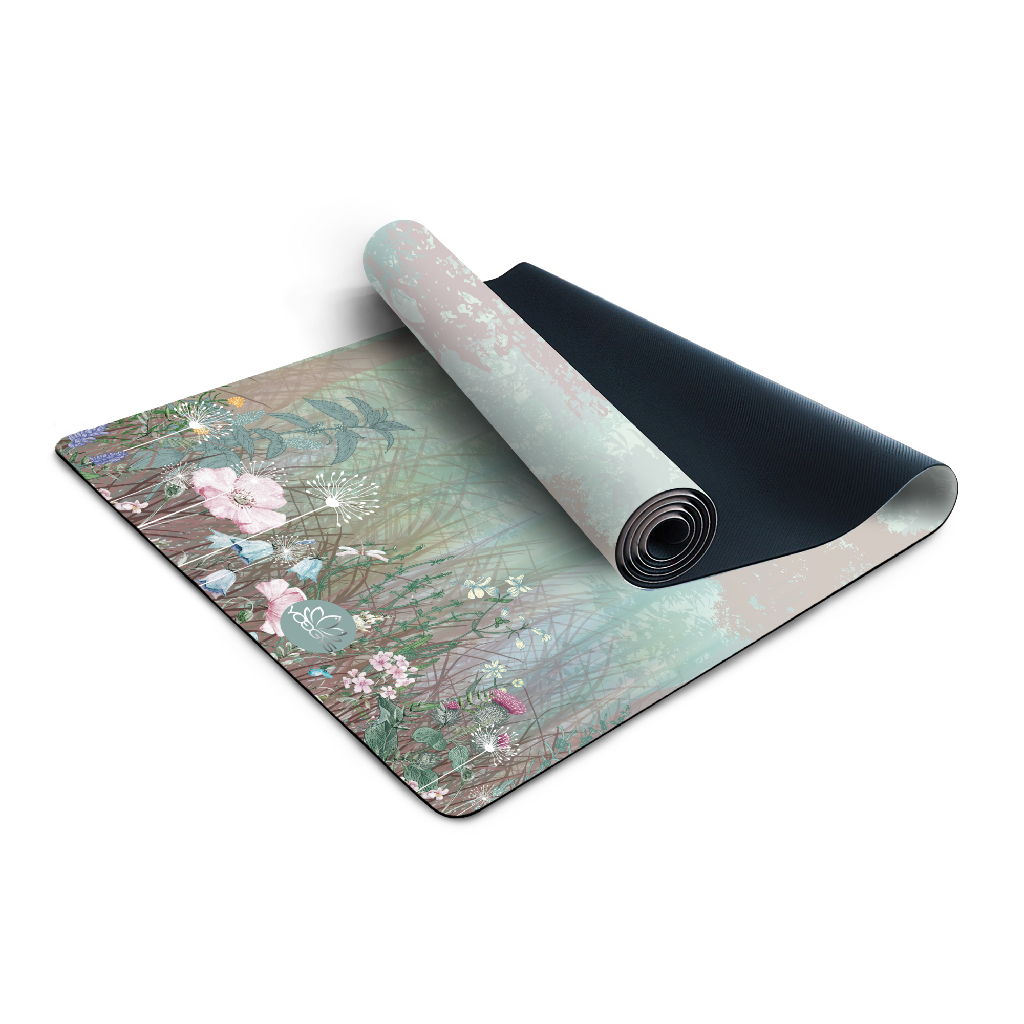 Tapete de ioga Premium Magic Forest 183x68x0,5cm Yoggys 13915