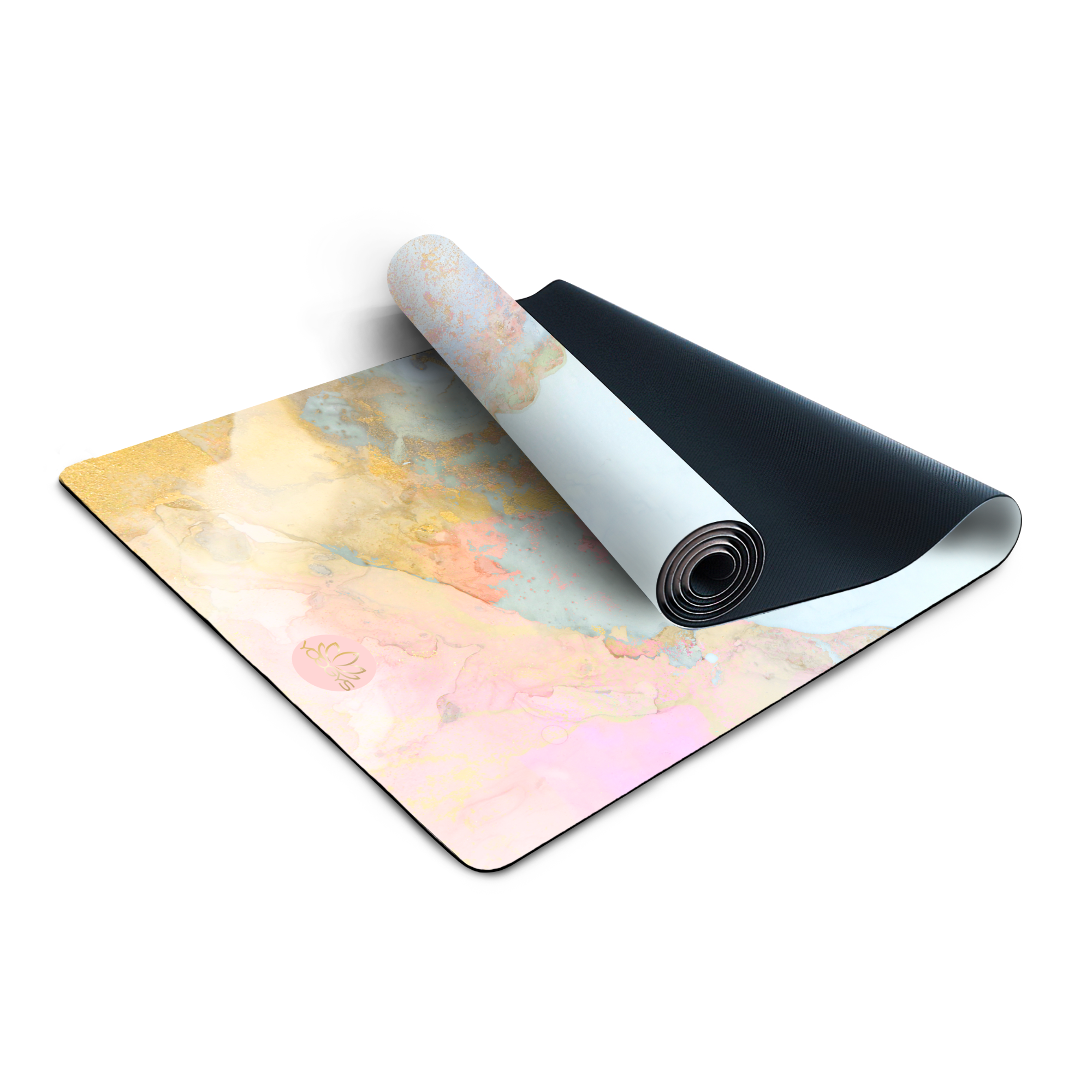 Tapis de yoga Premium Pure Happiness 183x68x0.5cm Yoggys 50377