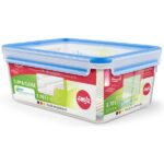 Clip Close hermetically sealed food tin with drip tray 3.7L Emsa 43555