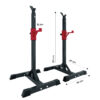 Adjustable bar supports GladiatorFit 1