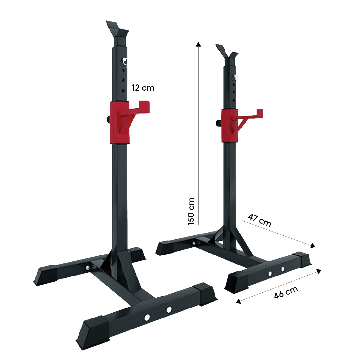 Adjustable bar supports GladiatorFit 1