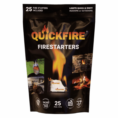 QuickFire Arrancador de fuego paquete de 25 65609